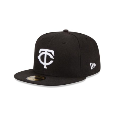 Minnesota Twins Gorra | New Era MLB 59fifty Fitted Cap Mexico - Negros